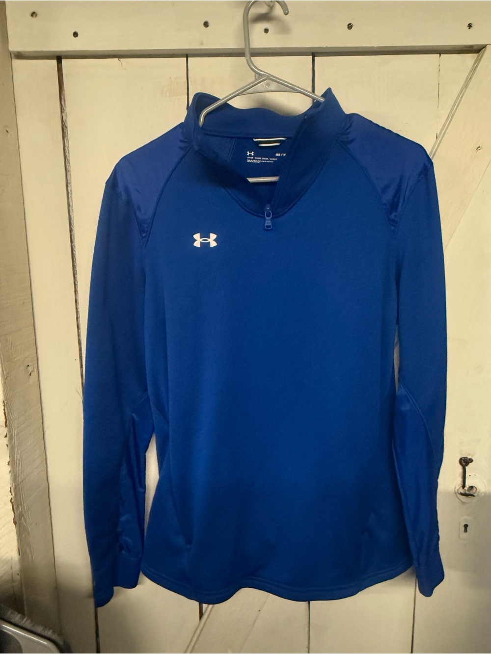 Under Armour Royal Blue Quarter-Zip Performance Pullover